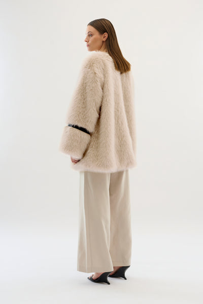 KBPearly Fur Coat