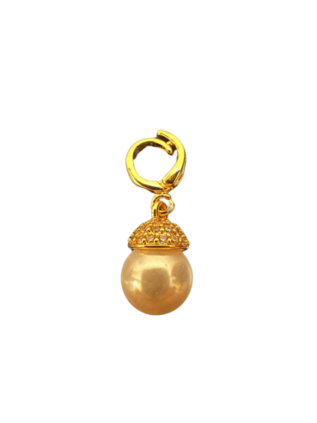 BWQPOB35 - Bronze Charm with Stone