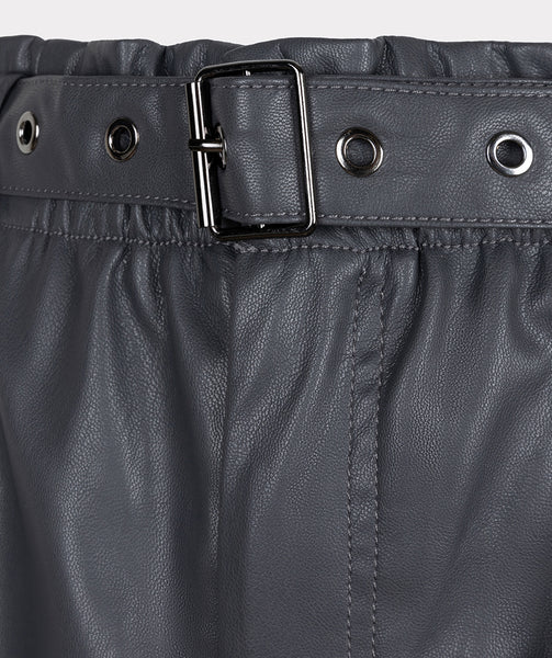 11707 Vegan Leather shorts - Colour Options