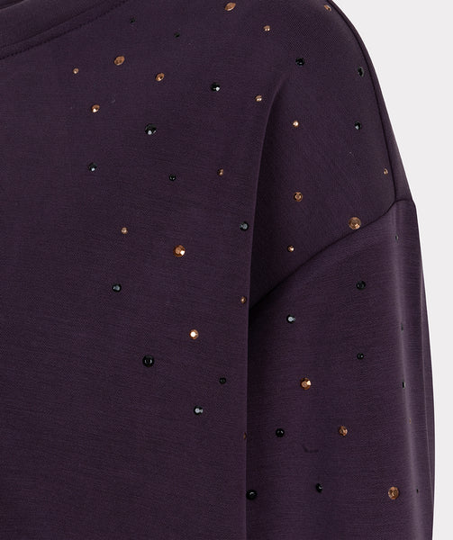 05712 Embellished Modal Sweater