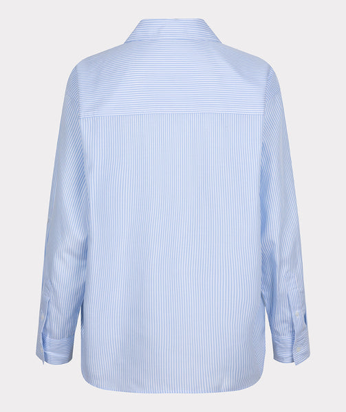 14005 Oversized Striped Blouse