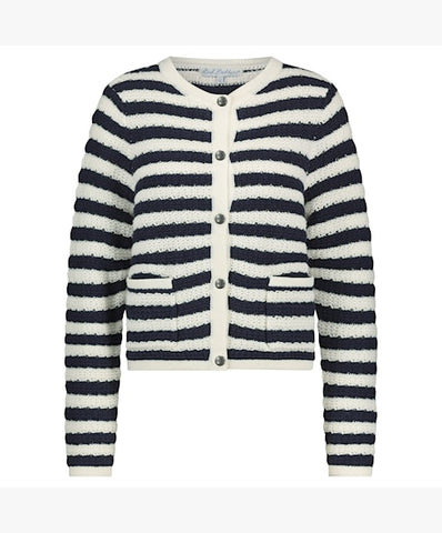 SRB4527 Danelle Striped Knit Cardigan