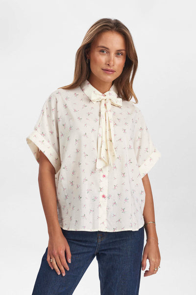 NuLuliana SS Bow Shirt