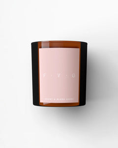 Peony and Blush Suede Candle