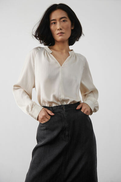 SLIoana Blouse LS in Whisper White