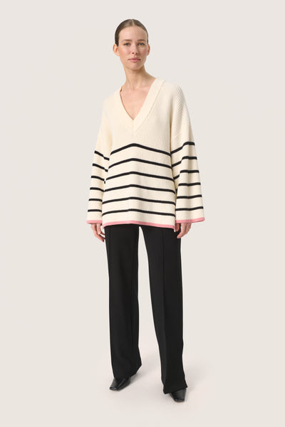 SLMusling V-Neck Pullover