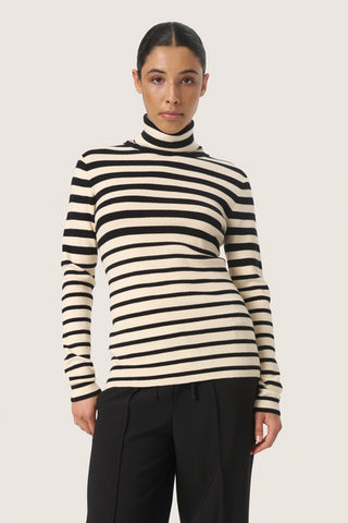 SLSpina Striped Rollneck