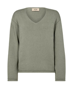 MMBine LS V-Neck Knit in Shadow