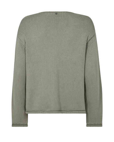 MMBine LS V-Neck Knit in Shadow